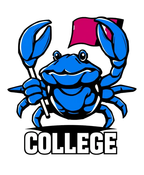 blue crab mascot custom