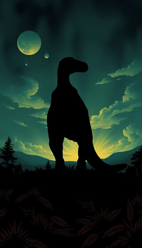 dinosaur silhouette