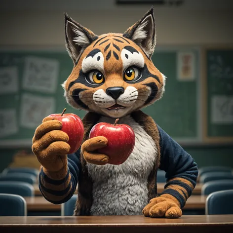 bobcat school mascot with