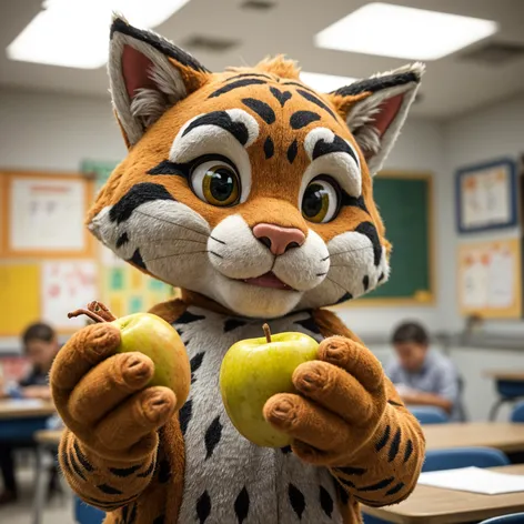 bobcat school mascot with