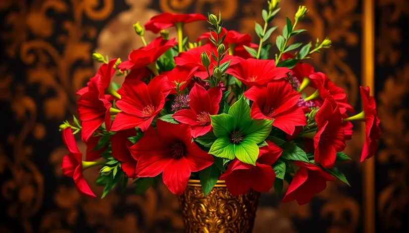 christmas floral arrangement