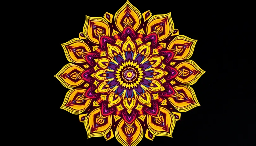 mandala art simple