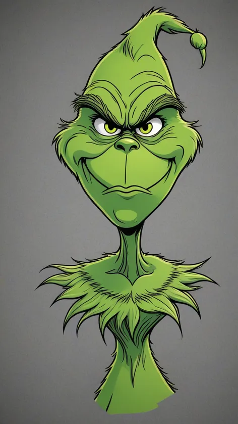 grinch outline