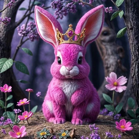 purple bunny