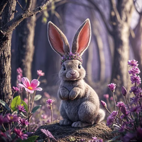 purple bunny