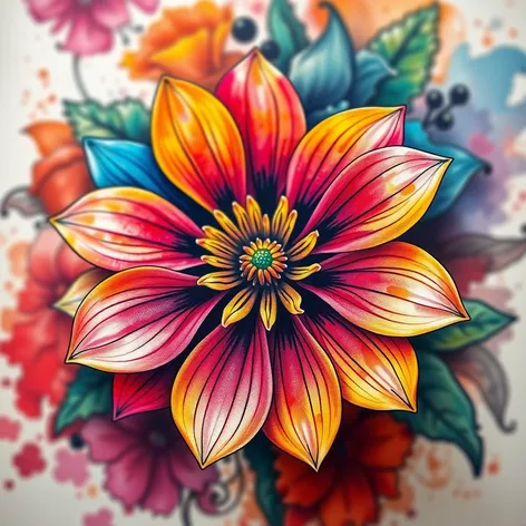 tattoo flower