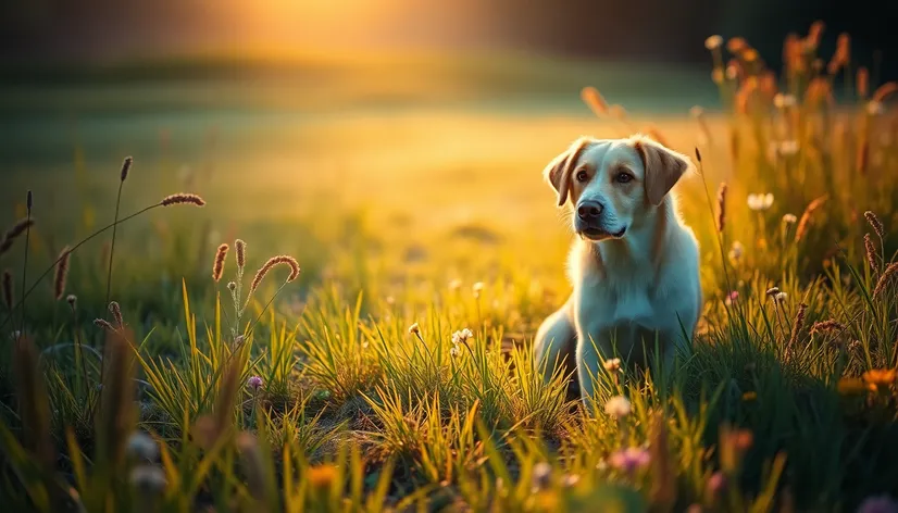 dog meadow lights