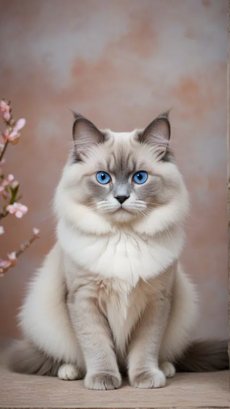 blue mitted ragdoll