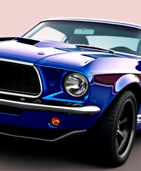 navy blue mustang