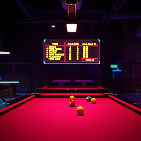 scoreboad pool lanes