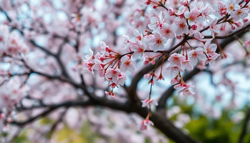 weeping cherry blossom tree