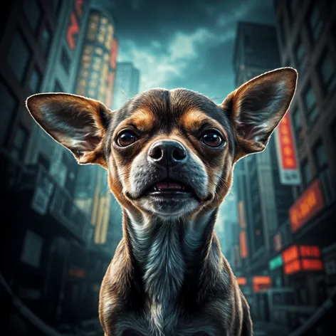 chihuahua angry