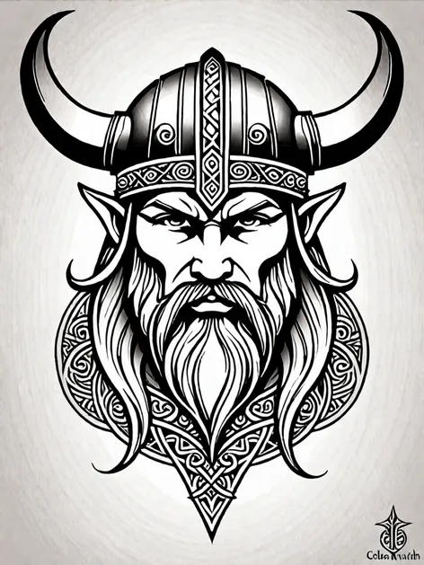 viking tribal tattoo