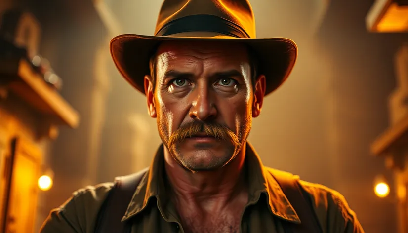 indiana jones mustache