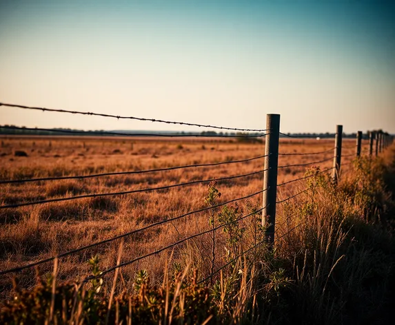 barb wire fence