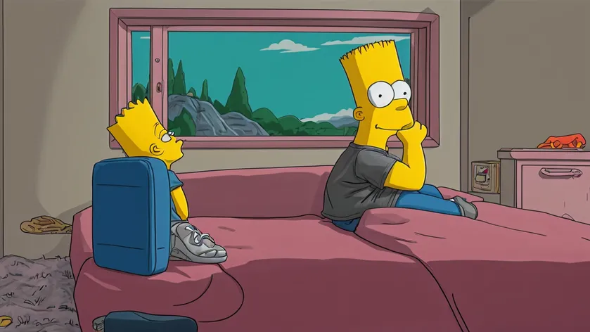 depressed bart simpson