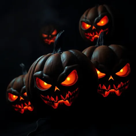 evil pumpkin faces