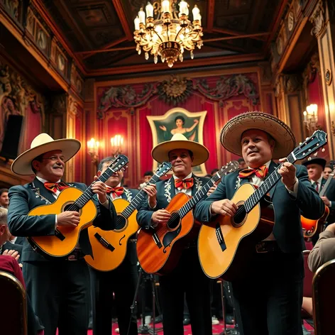 1960s mariachi concert photo