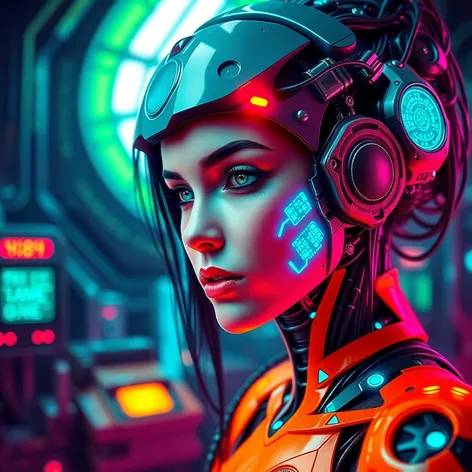 cybernetic woman