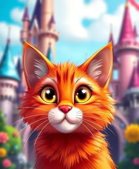 disney orange cat