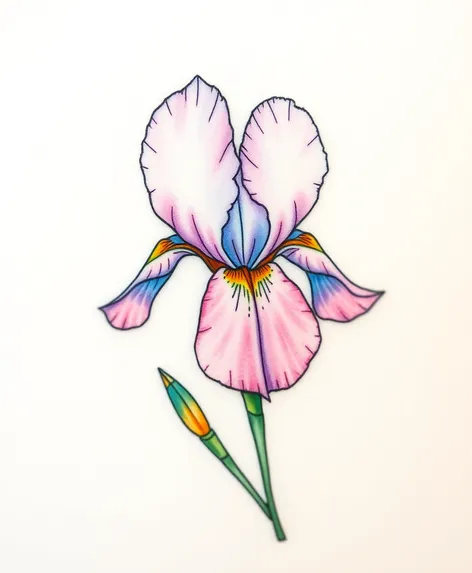 february birth flower tattoo