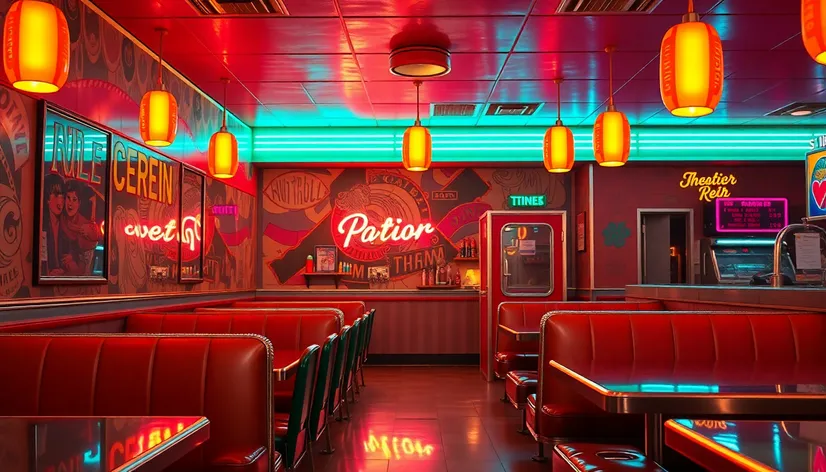 60's diner aesthetic