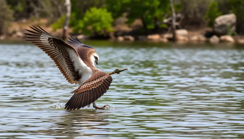 osprey fishing