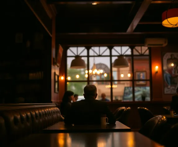 person sitting at table