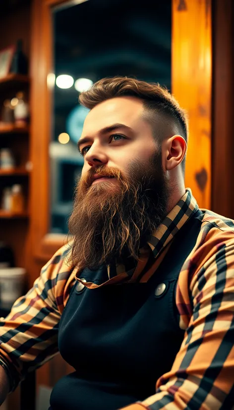 barber hipster clothes