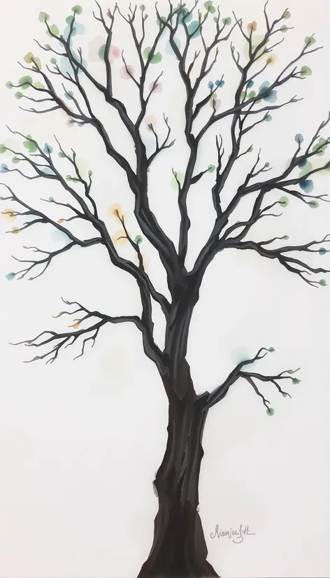 tree painting stylized