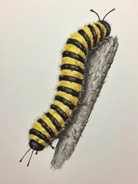 caterpillar drawing