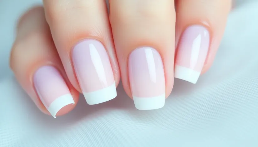 french manicure ombre