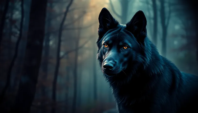 jet black black wolf