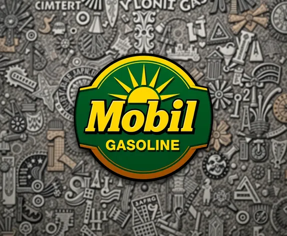 mobil gas station logo