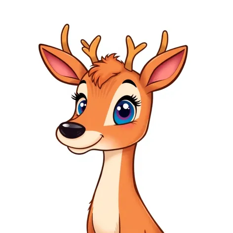 cartoon deer drawing