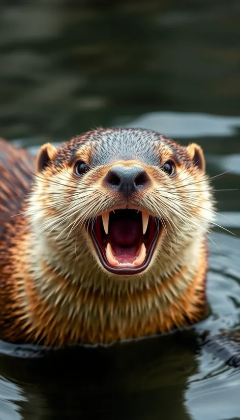 angry otter