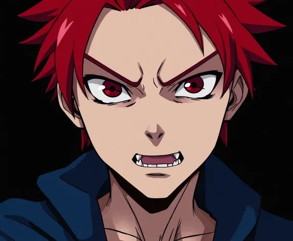 red head anime boy