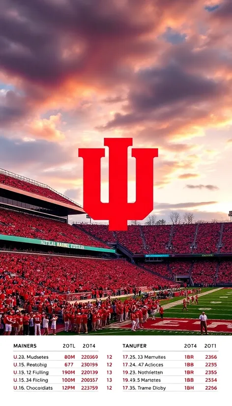 indiana football schedule