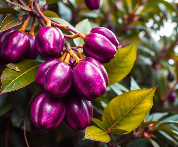 purple colored fruits