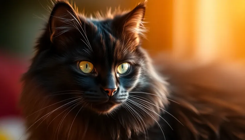 black maine coon cat