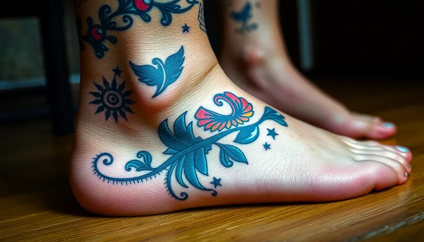 ankle tattoos on guys