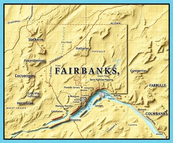 fairbanks alaska map