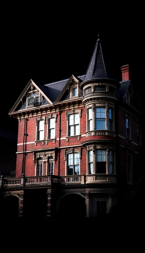 victorian house black