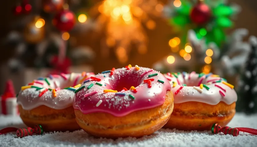 christmas donuts