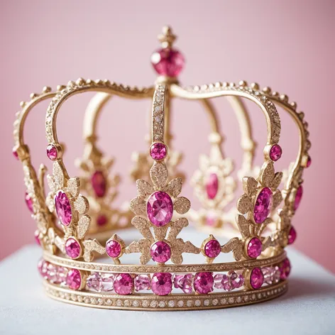 pink detailed royal crown