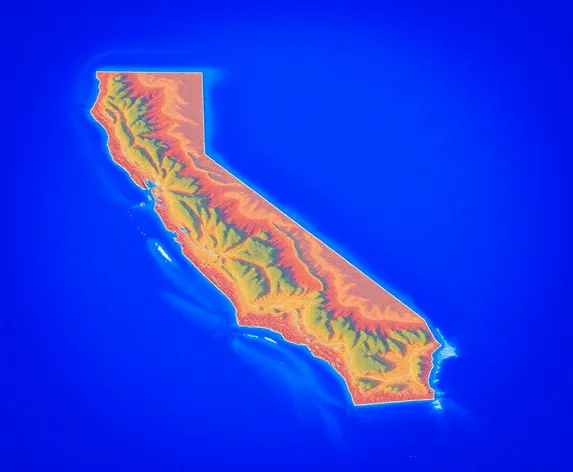 map of california coastline