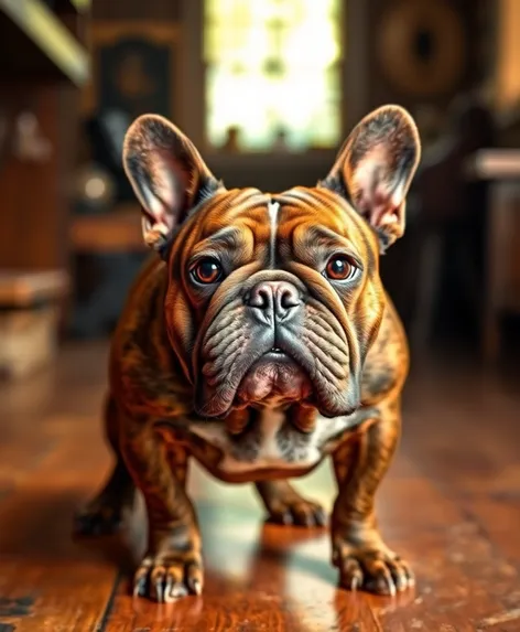 brindle british bulldog