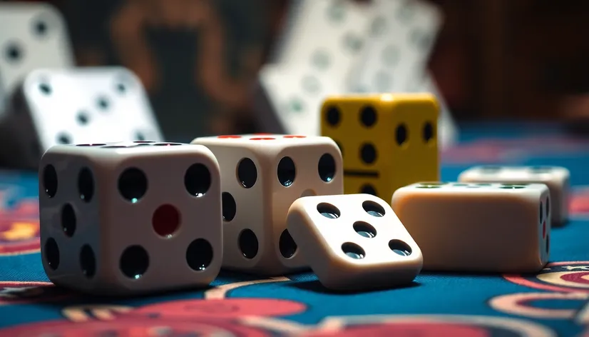 spots on dice and