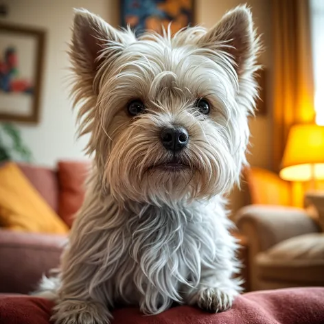 yorkshire terrier white