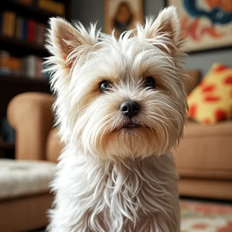 yorkshire terrier white